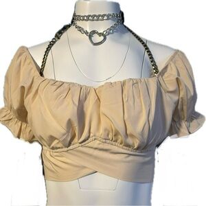 Criss-Cross Off-Shoulder Top